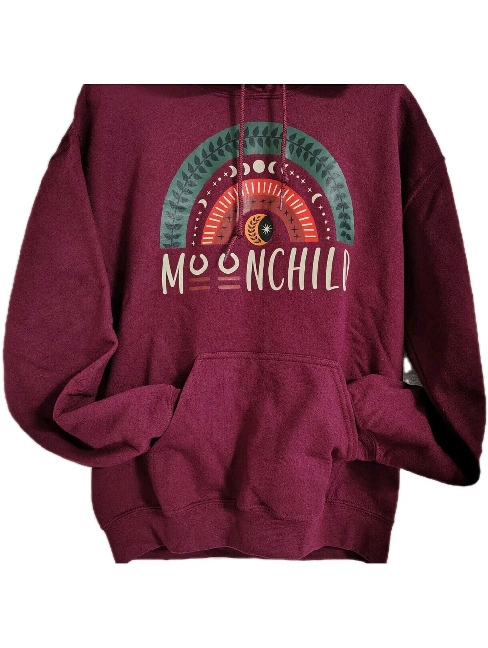 Moonchild Hoodie Gildan Heavy Weight Cotton Poly Blend 25" long NEC